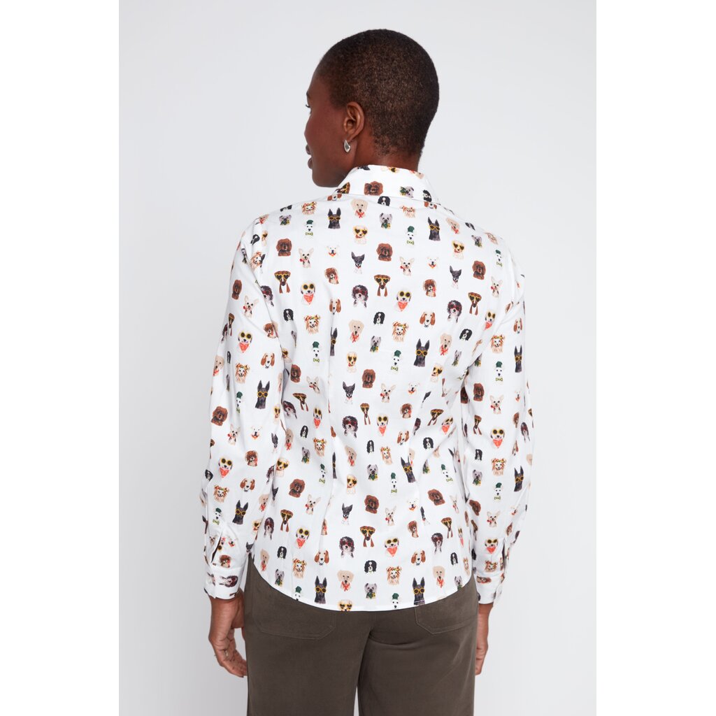 RENUAR RENUAR 26H R5278470 BLOUSE CHIEN CREME COMB