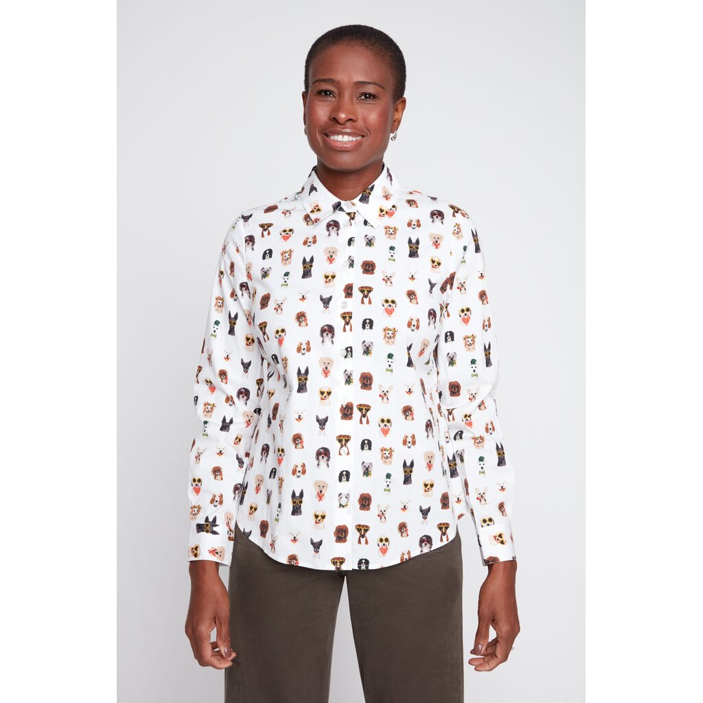 RENUAR RENUAR 26H R5278470 BLOUSE CHIEN CREME COMB