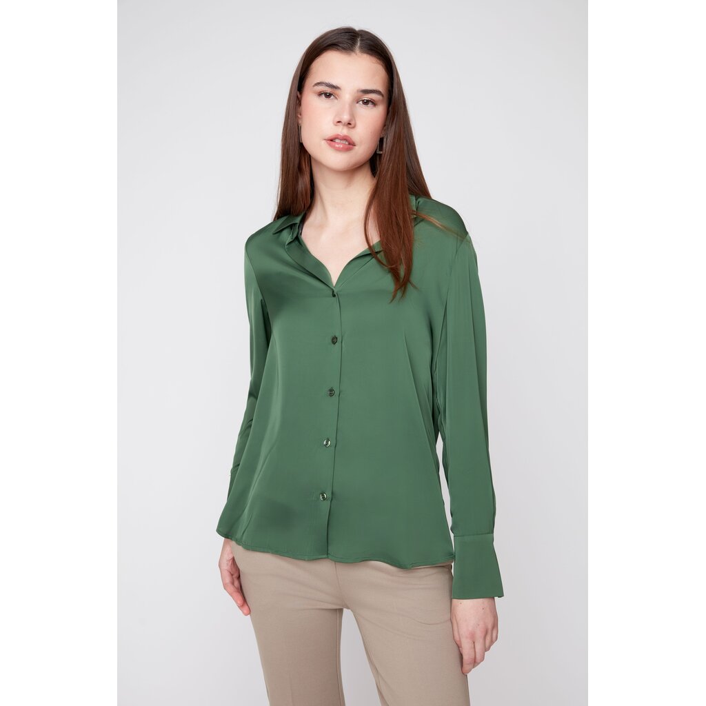 RENUAR RENUAR 26H R5199465 WOVEN BLOUSE OLIVE
