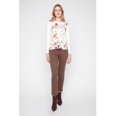 RENUAR RENUAR 26H R782258K KNIT TOP CREME COMB