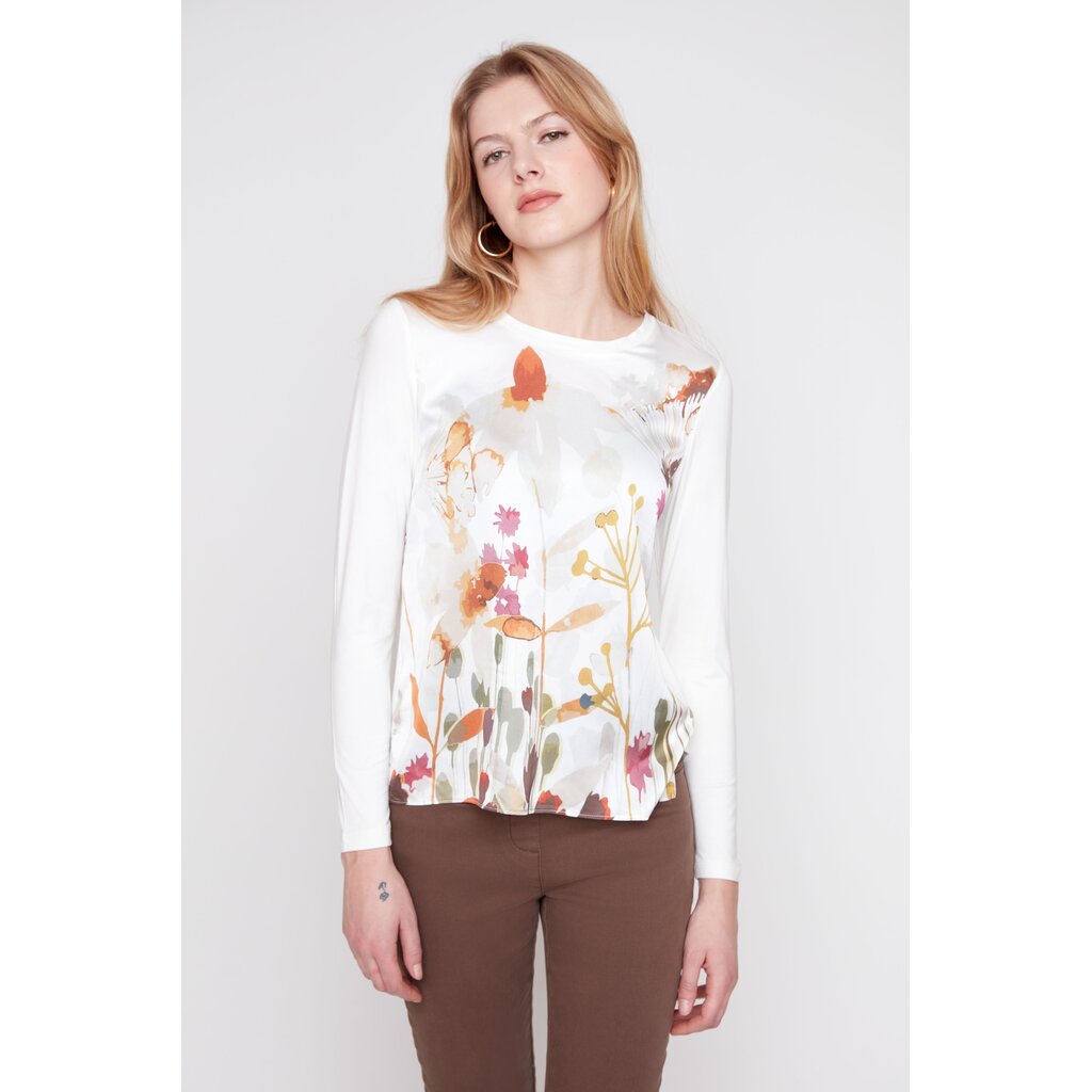 RENUAR RENUAR 26H R782258K KNIT TOP CREME COMB