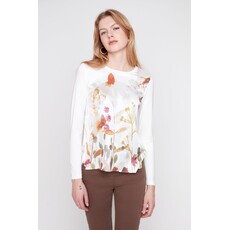 RENUAR RENUAR 26H R782258K KNIT TOP CREME COMB