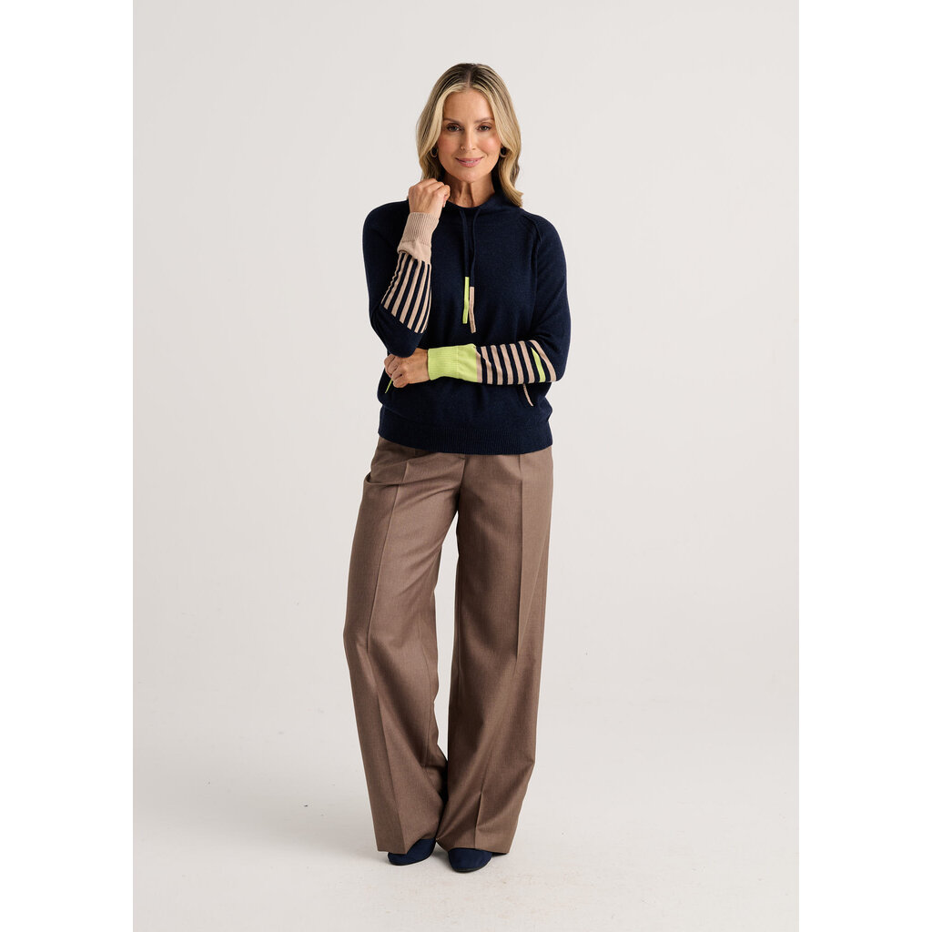 ZAKET AND PLOVER ZAKET AND PLOVER 26H ZP8520U DRAWCORD SWEATER DK DENIM
