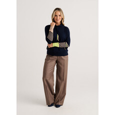 ZAKET AND PLOVER ZAKET AND PLOVER 26H ZP8520U DRAWCORD SWEATER DK DENIM