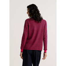 ZAKET AND PLOVER ZAKET AND PLOVER 26H ZP8523U STRIPE SWEATER FUCHSIA