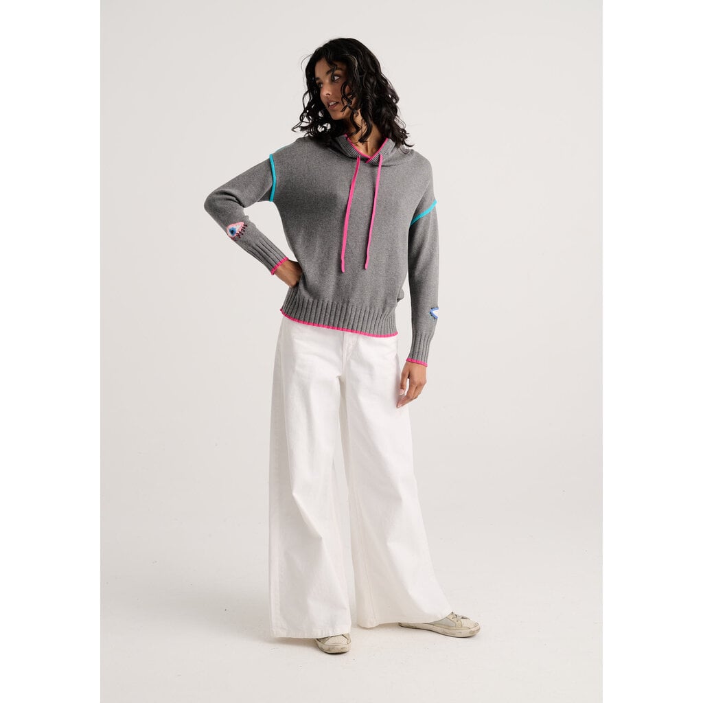 ZAKET AND PLOVER ZAKET AND PLOVER 26H ZP8546U MYSTIC EYE HOODIE CLOUD
