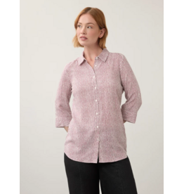 FDJ FDJ 26H 7386397 LONG SLEEVE STRIPE TUNIC FIG