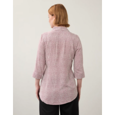 FDJ FDJ 26H 7386397 LONG SLEEVE STRIPE TUNIC FIG