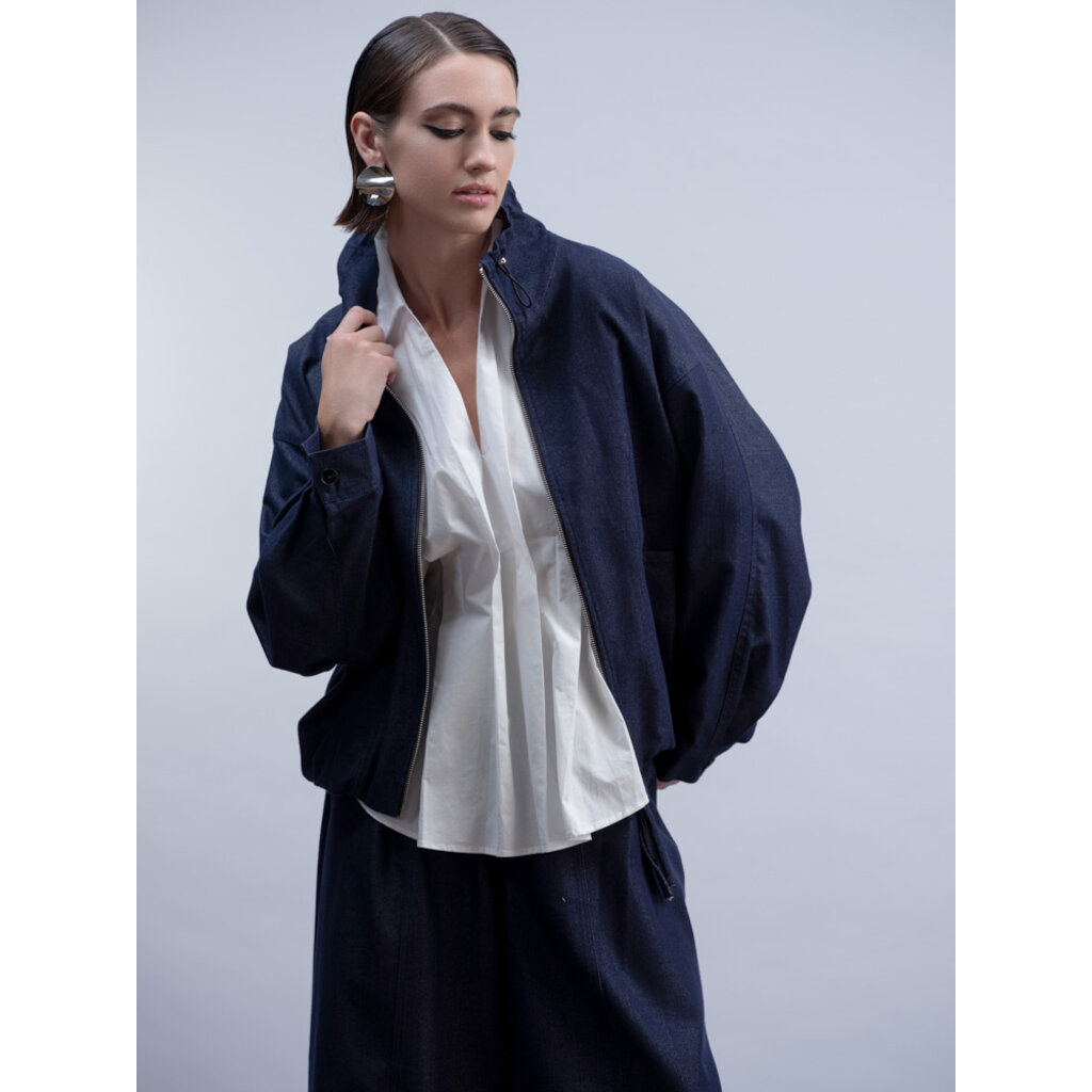 HAAKO HAAKO 26H BLOUSE H2038 BLANC