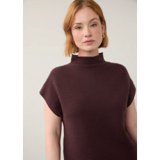 FDJ FDJ 26H 1012203 OTTOMAN CAP SLEEVE SWEATER FIG