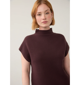 FDJ FDJ 26H 1012203 OTTOMAN CAP SLEEVE SWEATER FIG