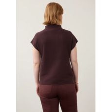 FDJ FDJ 26H 1012203 OTTOMAN CAP SLEEVE SWEATER FIG