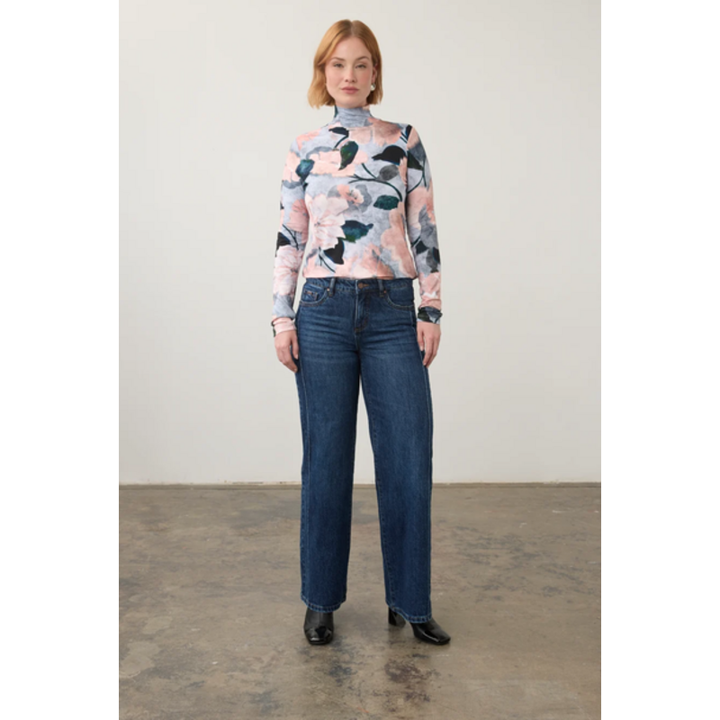 FDJ FDJ 26H 3761756 HAUT LONG SLEEVE MOCK NECK TOP WINTER P