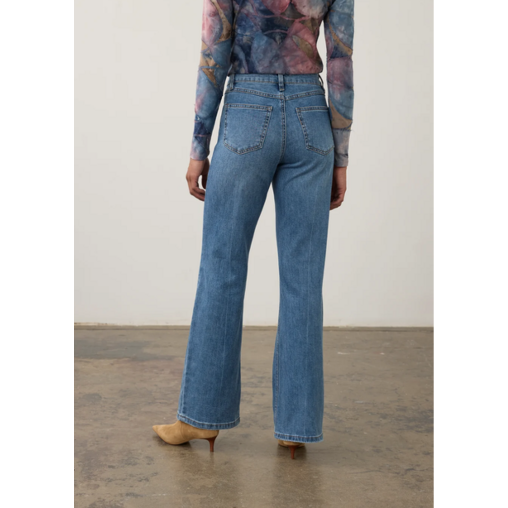 FDJ FDJ 26H 2266843 PANTALON OLIVIA BOOTLEG MED WASH