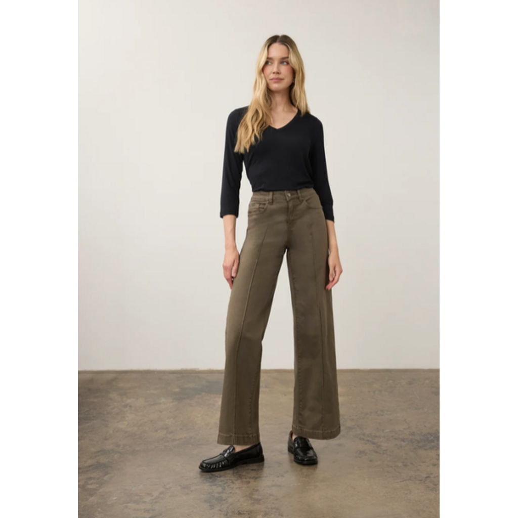 FDJ FDJ 26H 2447511 OLIVIA WIDE LEG PANTALON OLIVE