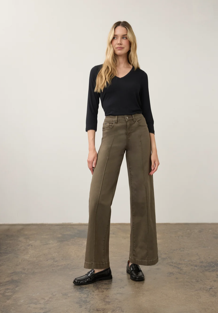 FDJ FDJ 26H 2447511 OLIVIA WIDE LEG PANTALON OLIVE
