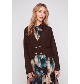 RENUAR RENUAR 26H R6001 4782 CARDIGAN CHOCOLATE