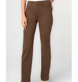 LIVERPOOL LIVERPOOL 26H LM3176WF KENNEDY COMFORT WAIST STAIGHT CAROB BROWN