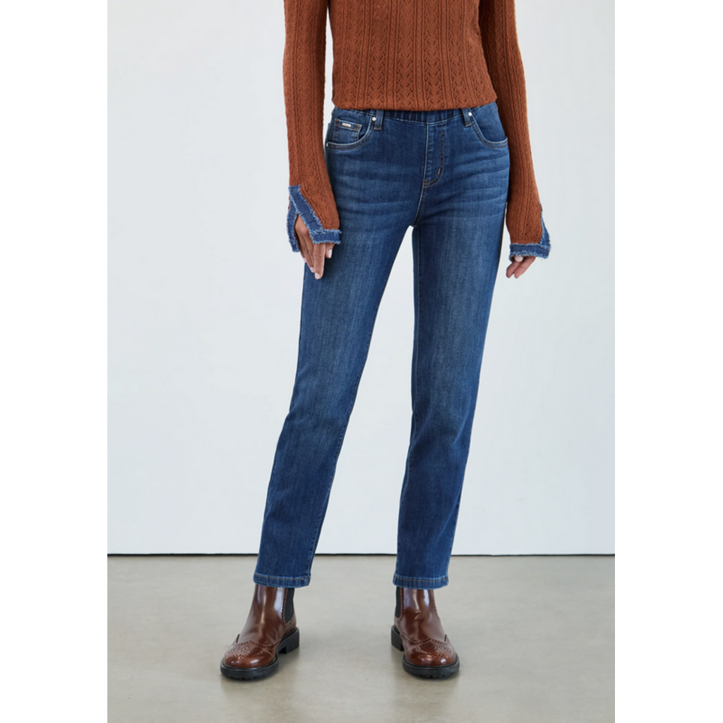 FDJ FDJ 26H 2442669 BASIC PULL ON STRAIGHT ANKLE DARK WASH