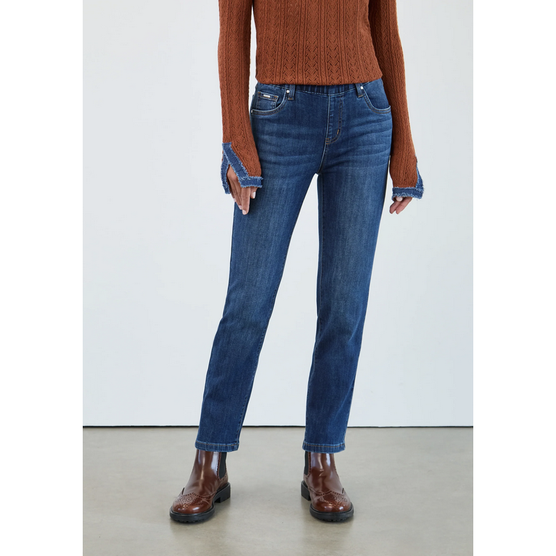 FDJ FDJ 26H 2442669 BASIC PULL ON STRAIGHT ANKLE DARK WASH