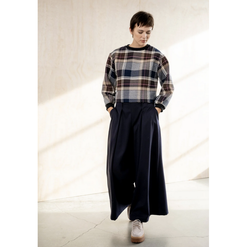 BODY BAG BODYBAG 26H DOVER CREWNECK DIPSY PLAID