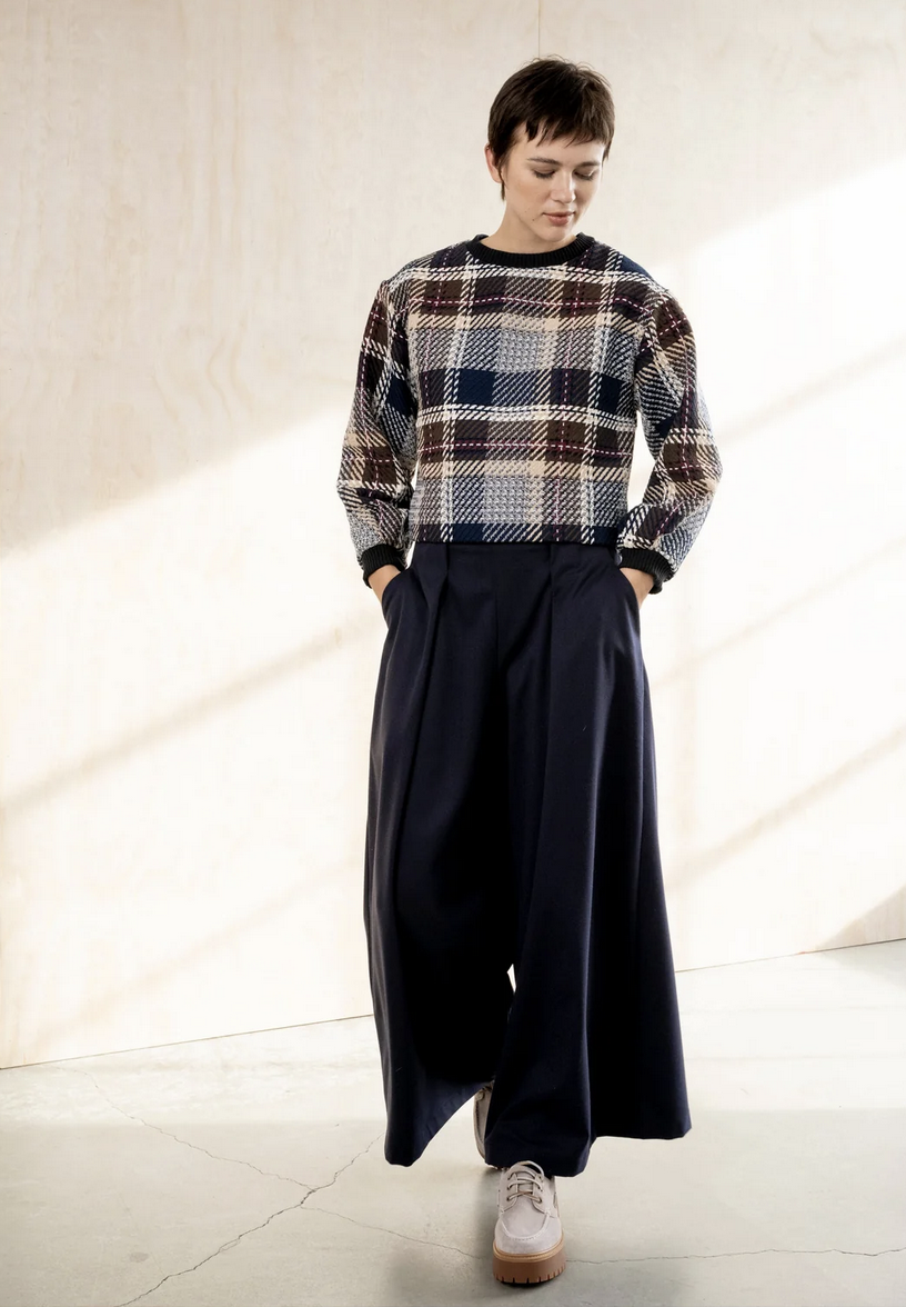 BODY BAG BODYBAG 26H DOVER CREWNECK DIPSY PLAID