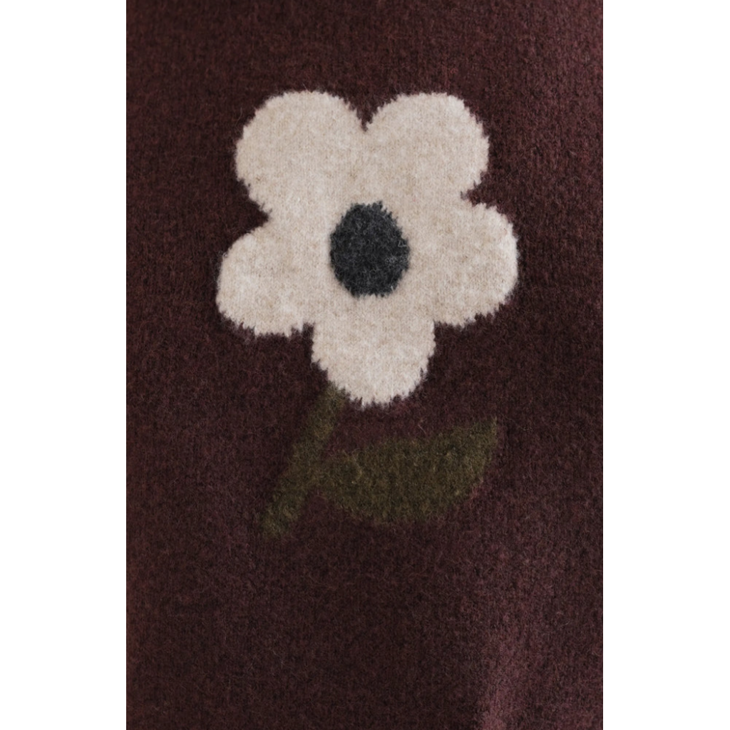 COMPANIA FANTASTICA COMPANIA FANTASTICA 26H DEBARDEUR BRUN FLEUR 63C/10236