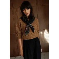 INDI AND COLD INDI AND COLD 26H FOULARD GRAND CARRE CHARBON VI26RG678