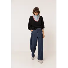 INDI AND COLD INDI AND COLD 26H FOULARD PETIT CARRE BLEU CIEL VI26RG677