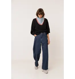 INDI AND COLD INDI AND COLD 26H FOULARD PETIT CARRE BLEU CIEL VI26RG677