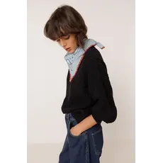 INDI AND COLD INDI AND COLD 26H FOULARD PETIT CARRE BLEU CIEL VI26RG677