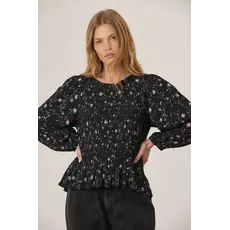 INDI AND COLD INDI AND COLD 26H BLOUSE FLEURS MARINE VI26AD102