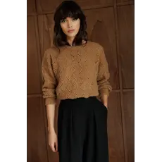 INDI AND COLD INDI AND COLD 26H PULL TRICOT AJOURE CAMEL VI26EA580