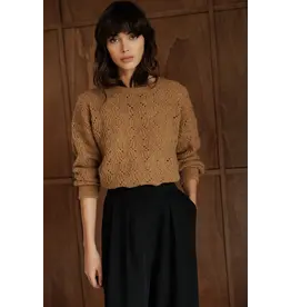 INDI AND COLD INDI AND COLD 26H PULL TRICOT AJOURE CAMEL VI26EA580