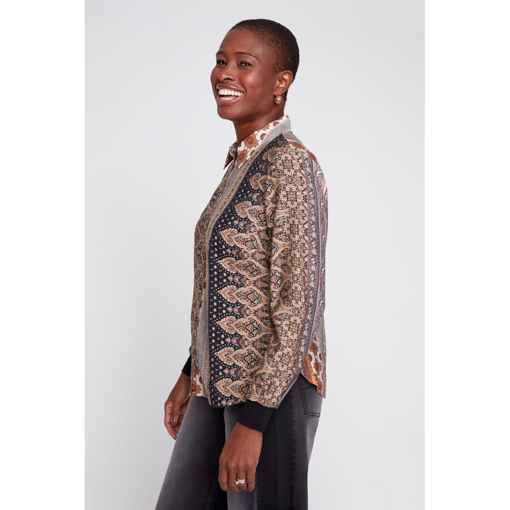 RENUAR RENUAR 26H BLOUSE MOTIFS MULTI R5280/439