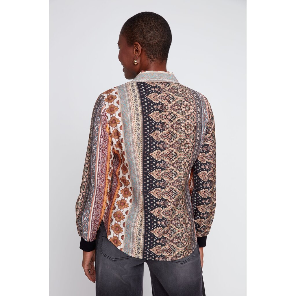 RENUAR RENUAR 26H BLOUSE MOTIFS MULTI R5280/439