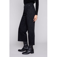 RENUAR RENUAR 26H PANTALON CROP LEOPARD NOIR R11080D/E3123