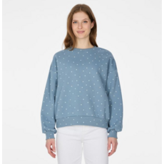 RAGWEAR RAGWEAR 26H SWEATSHIRT BLEU POINTS BLANCS 2621/30030