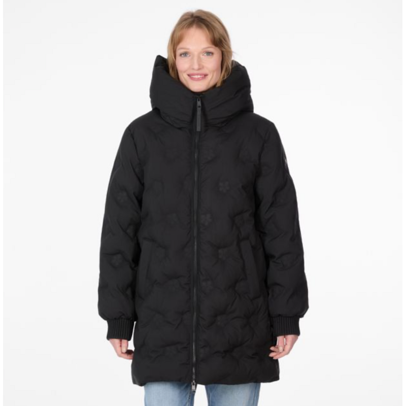 RAGWEAR RAGWEAR 26H MANTEAU MATELASSE NOIR 2621/60041