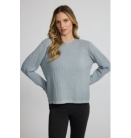 PISTACHE PISTACHE 26H SWEATER TRICOT TEXTURE GRIS B25752