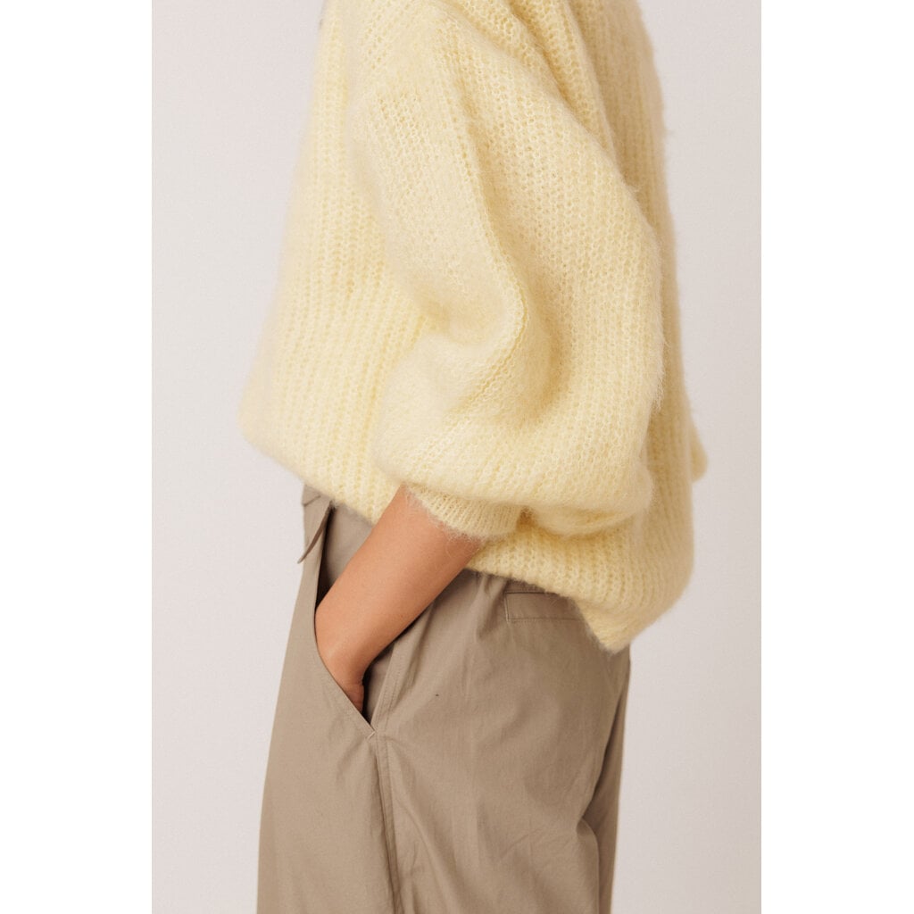 INDI AND COLD INDI AND COLD 26H PULL TRICOT AJOURE BEURRE VI26FG551