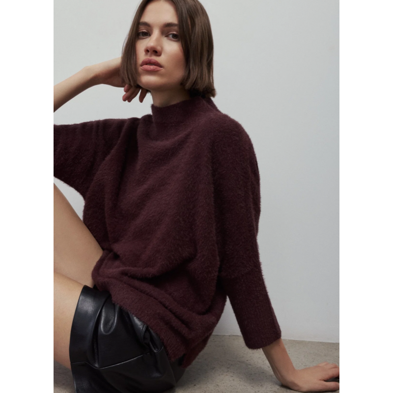 MELISSA NEPTON MELISSA NEPTON 26H F261602KN SWEATER ELISE MARRON