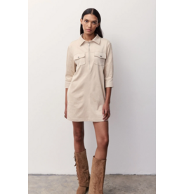 MELISSA NEPTON MELISSA NEPTON 26H F263577SU ROBE KATHLYN SUEDINE LIGHT BEIGE
