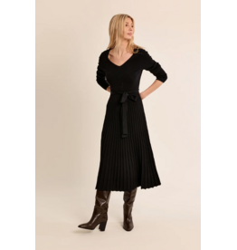 MOLLY BRACKEN MOLLY BRACKEN 26H LA2060EN ROBE TRICOT NOIR
