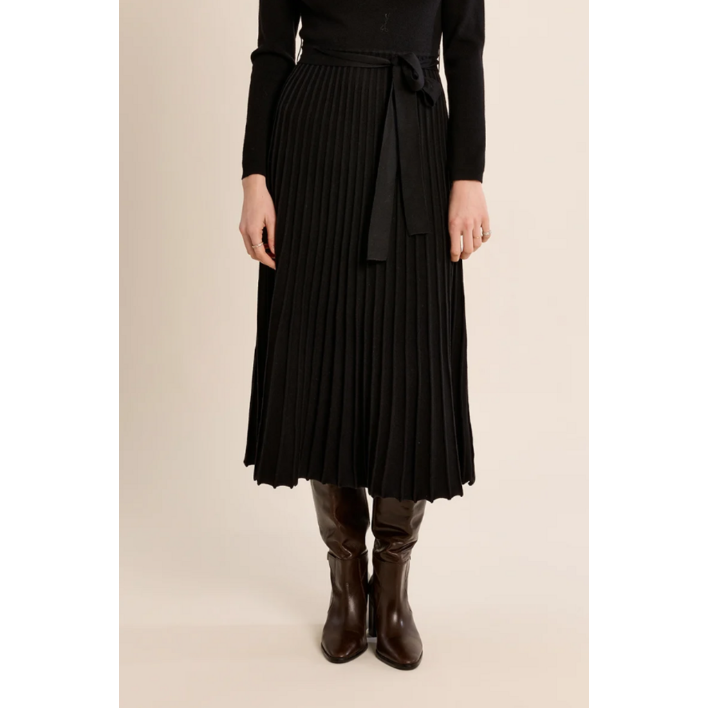 MOLLY BRACKEN MOLLY BRACKEN 26H LA2060EN ROBE TRICOT NOIR