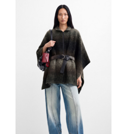 DESIGUAL DESIGUAL 26H 26WAIA30 PONCHO BELT ALDAMA GREY