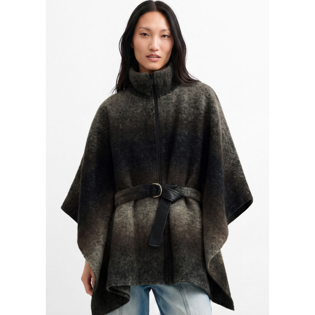 DESIGUAL DESIGUAL 26H 26WAIA30 PONCHO BELT ALDAMA GREY