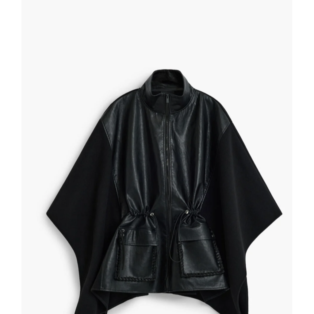 DESIGUAL DESIGUAL 26H 26WAIA24 PONCHO ALDAMA TRENZADO NOIR