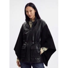 DESIGUAL DESIGUAL 26H 26WAIA24 PONCHO ALDAMA TRENZADO NOIR