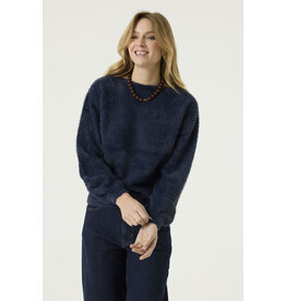 GARCIA GARCIA 26H TRICOT DOUX COL BATEAU BLEU SAPHIR Z0072